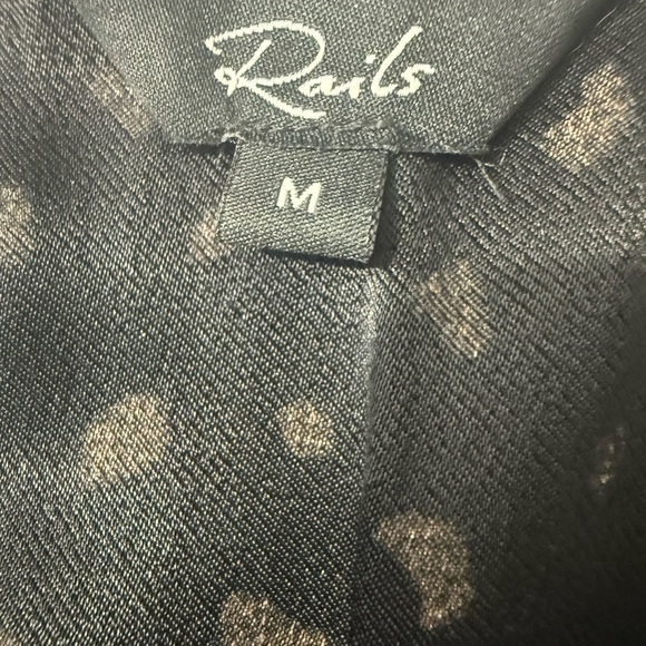 Rails Karla Printed Smocked Mini Dress M - Picture 3 of 10